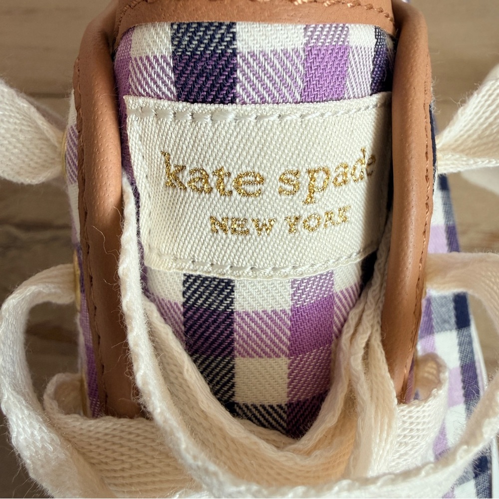 Keds x Kate Spade New York Triple Kick Platform Gingham Sneakers - Picture 9 of 13